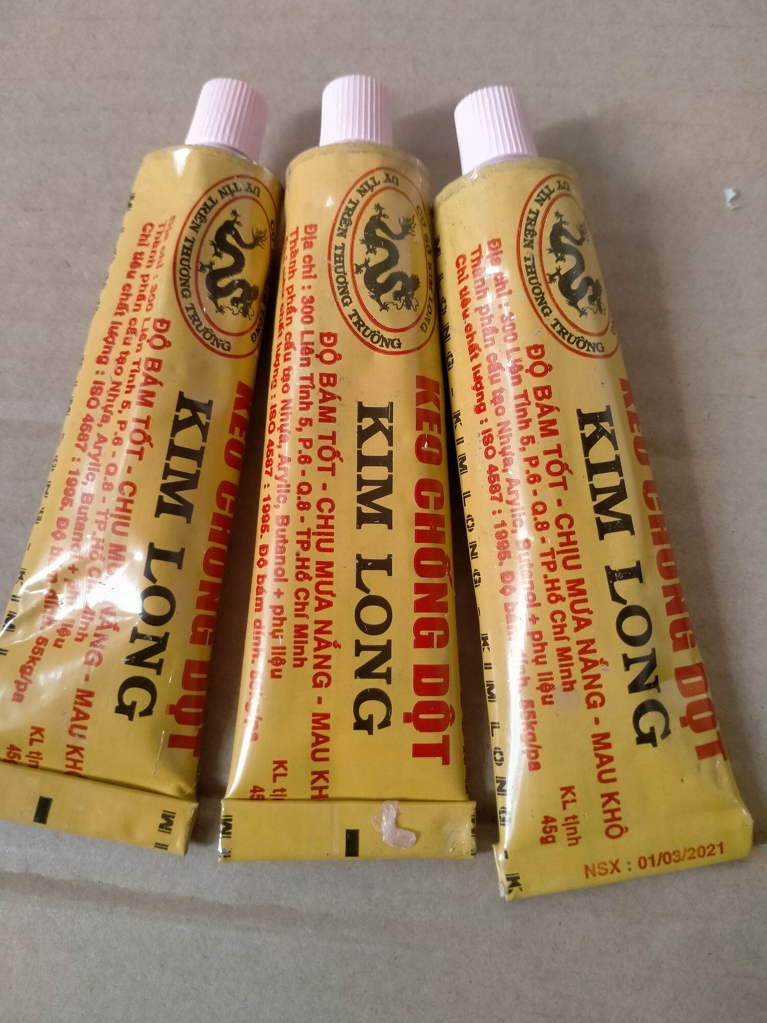 [HCM][2 tuýp] keo chống dột Kim Long