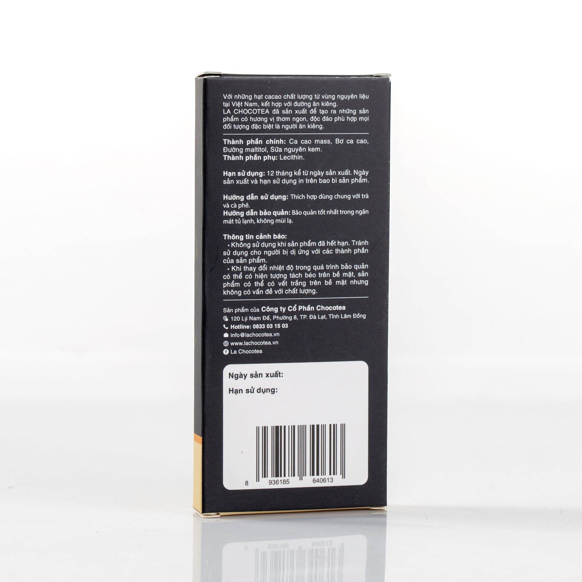La Chocotea Sugar Free Milk Chocolate 40g