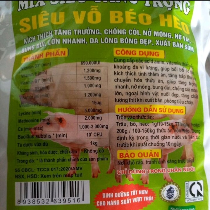 SIÊU VỖ BÉO HEO 1KG