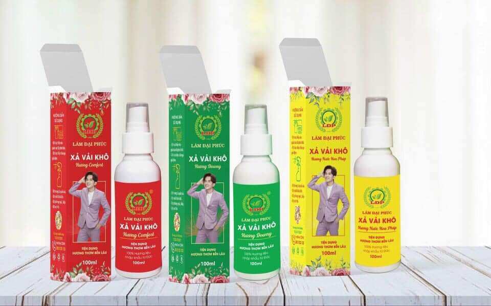 COMBO 10 CHAI XẢ VẢI KHÔ ( 3 Màu Đỏ , Xanh , Vàng )