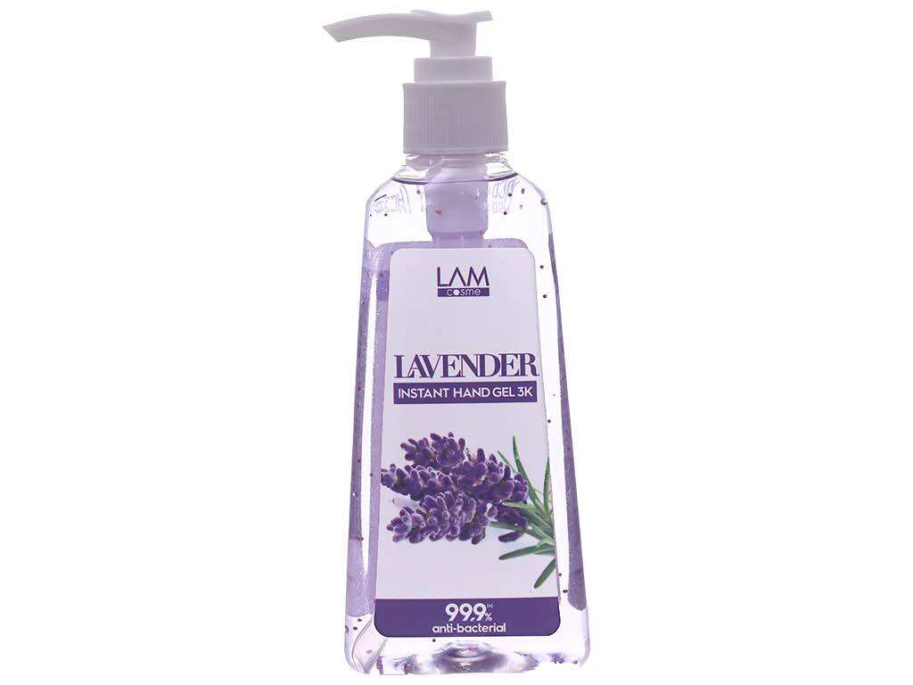 Gel rửa tay khô 3k Lamcosmes 240ml