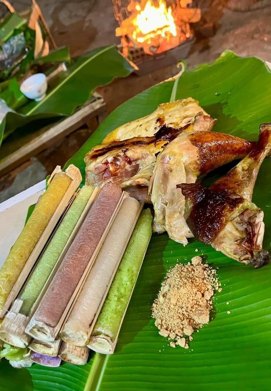 Set 5 ông cơm Lam ngũ sắc tây bắc 1kg (giao tphcm)