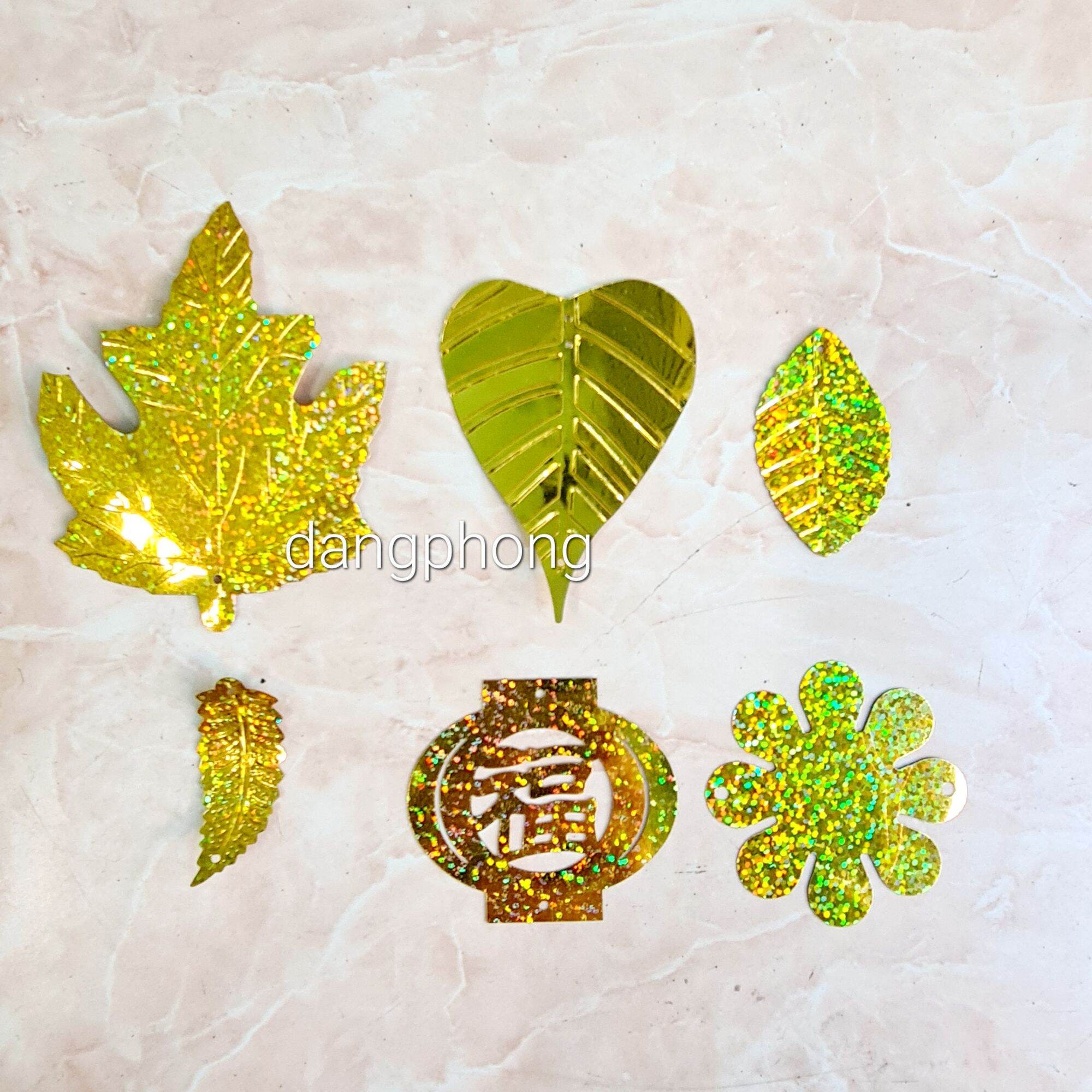 50g lá size to trang trí cây kim tiền ,cây cành vàng lá ngọc