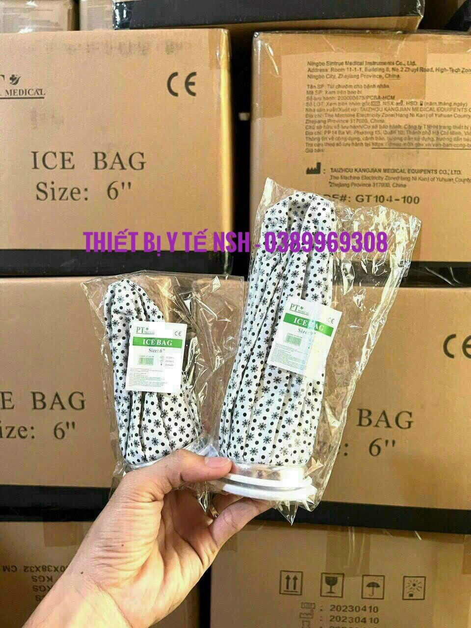 ✅ Túi Chườm đá bằng Vải Greetmed Túi Chườm Đá, Nước Ấm, TÚI CHƯỜM nóng lạnh túi chườm ĐÁ ĐA NĂNG túi đựng đá lạnh hoặc nước cỡ đại cỡ lớn hoặc cỡ nhỏ không trào nước ra ngoài
