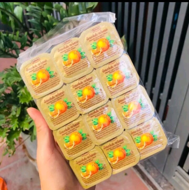 Vỉ 24 hộp kẹo C Roscela cam Thái Lan bổ sung vitamin C