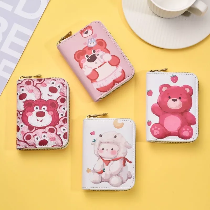 Ví nữ cầm tay gấu losto nhiều ngăn