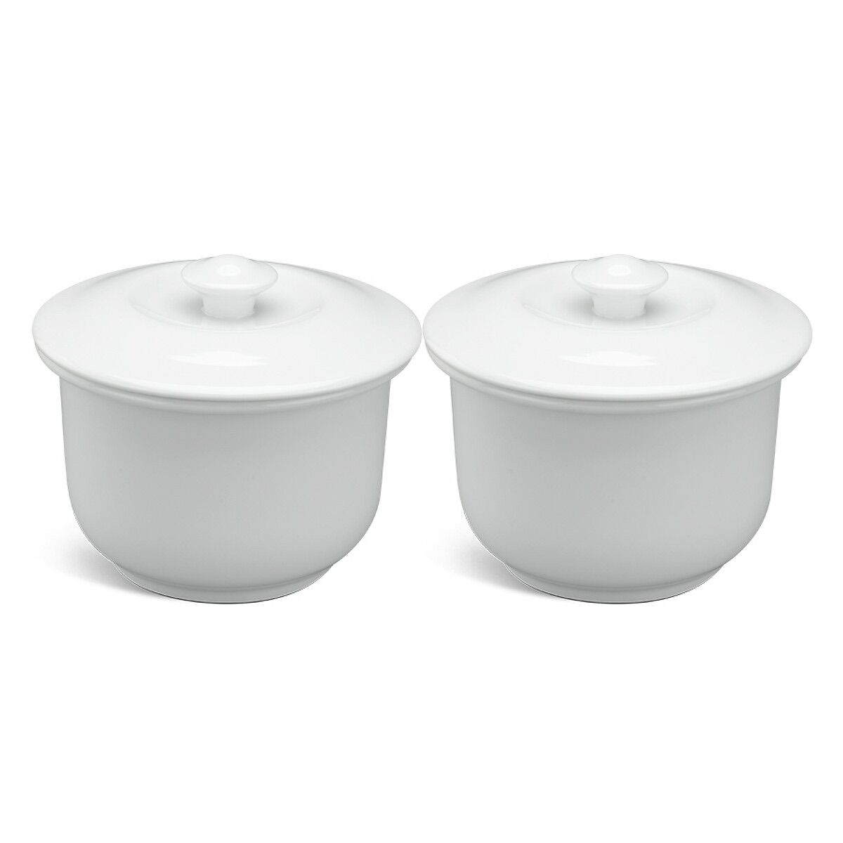 [HCM]Bộ 6 Thố 0.33 L + nắp - Daisy Lys - Trắng Ngà