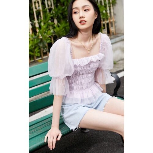 Áo ren lưới vero moda size M