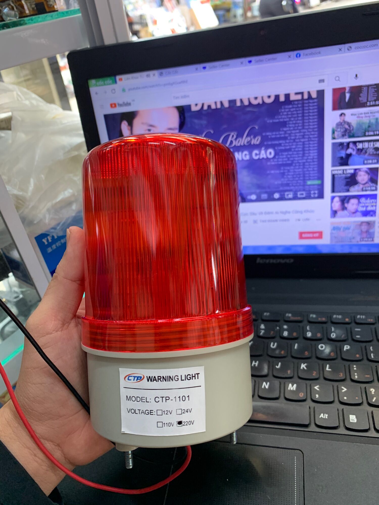 Đèn quay , đèn quay công nghiẹp đèn cảnh báo 220v đỏ vàng xanh