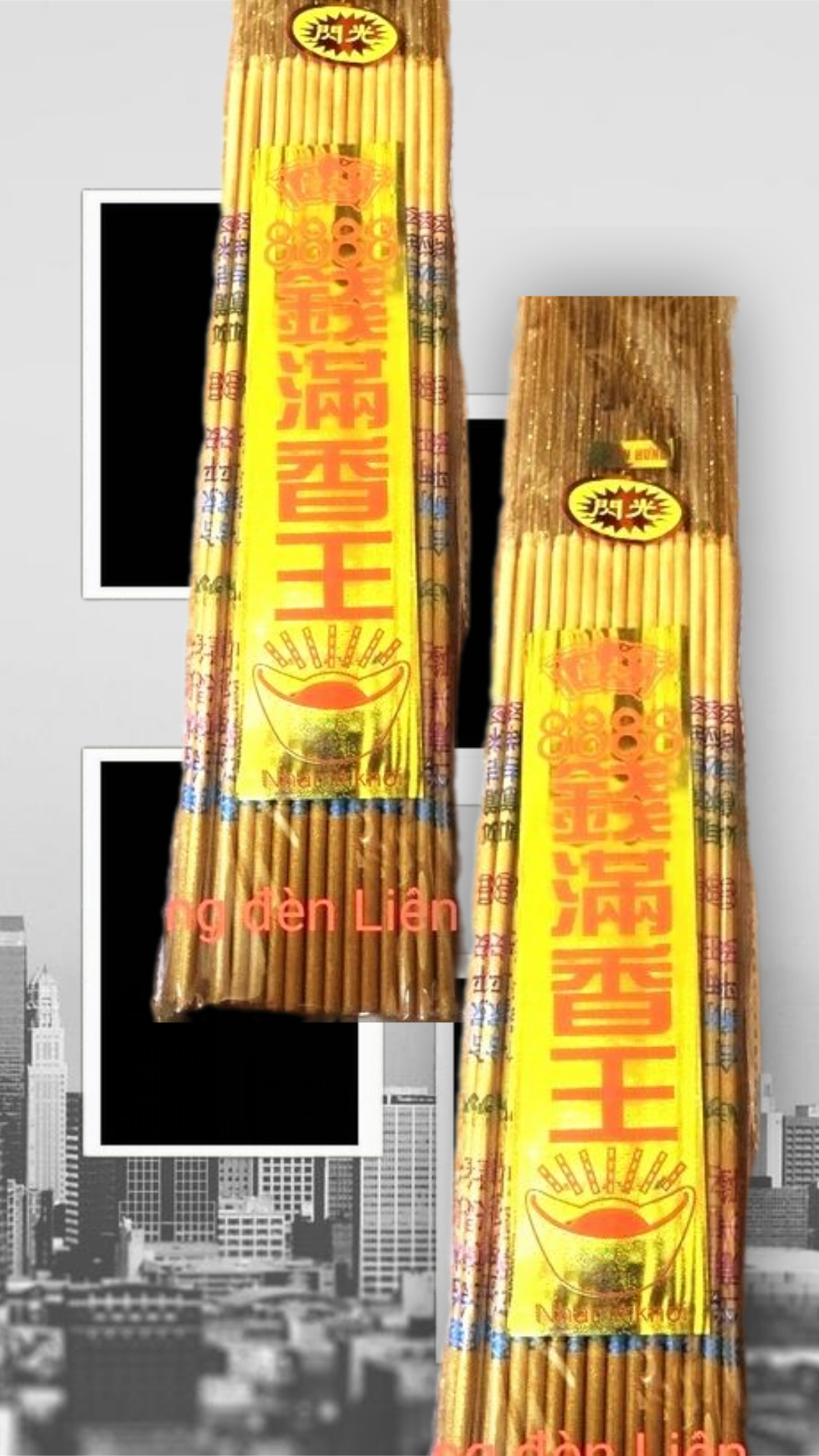 1 thẻ nhang chớp cây trung/lớn