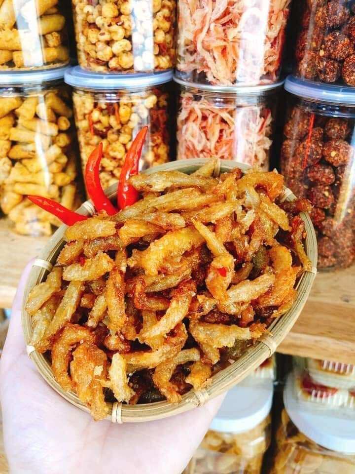 Cá cơm rim tỏi ớt - 250gr