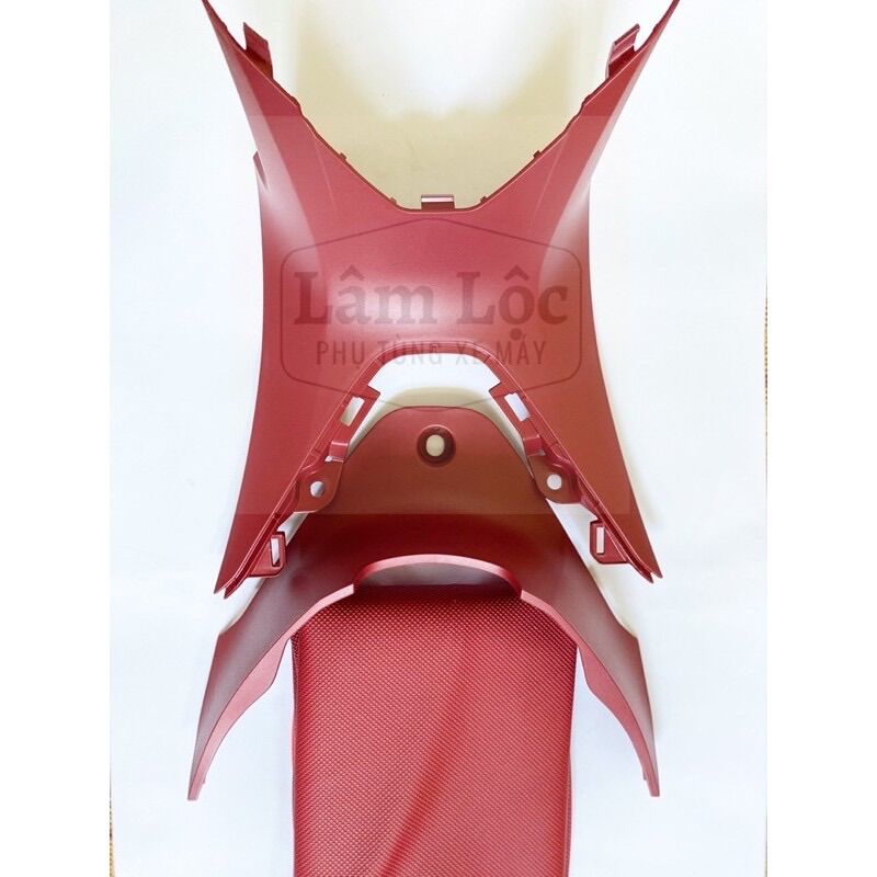 Yếm nhựa nhám + da yên màu đỏ wave 125i future led honda thailand