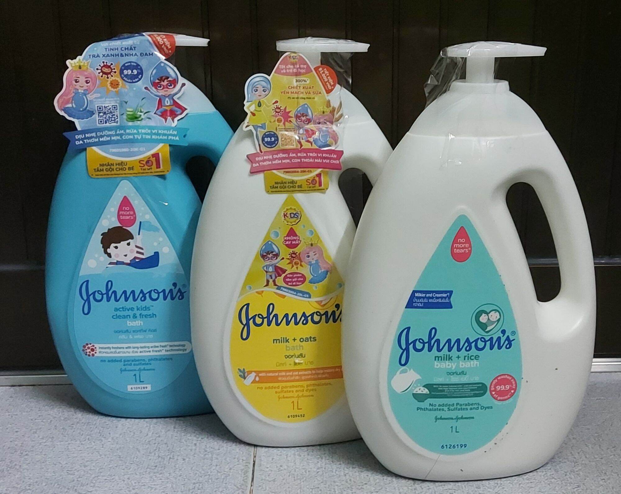 Sữa tắm Johnson baby 1000ml