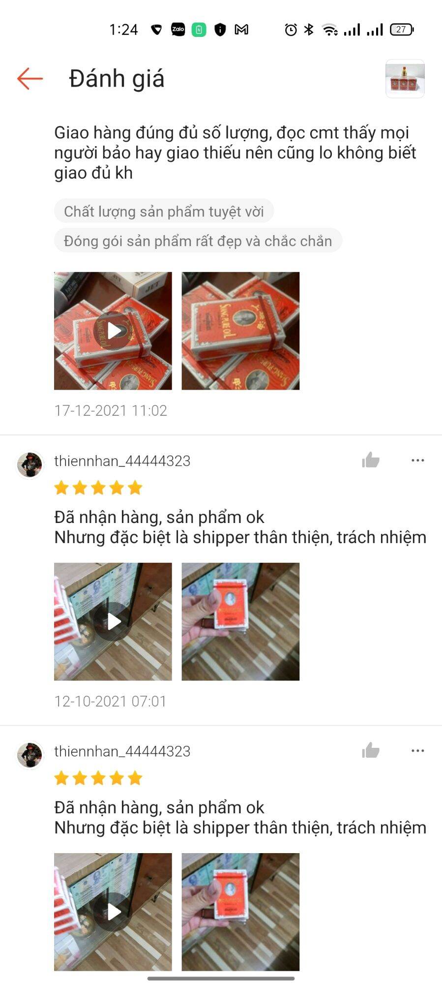 Dầu ông già thái lan 7ml