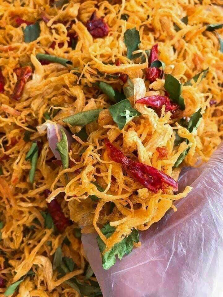 Khô gà lá chanh hủ 500gram