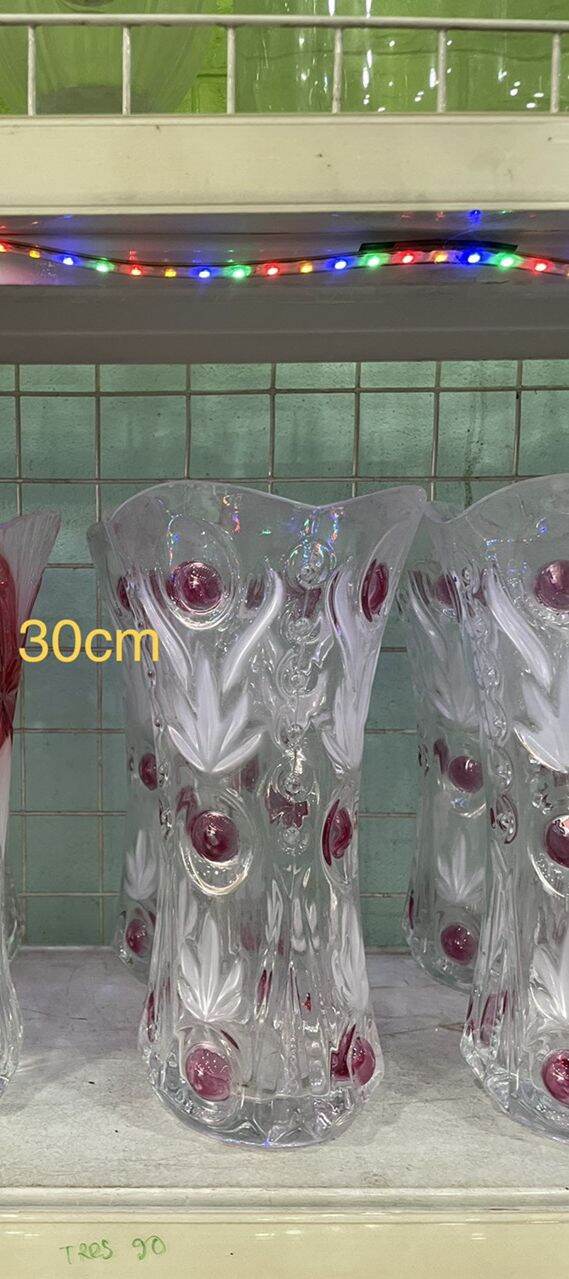 Bình hoa thủy tinh 30cm