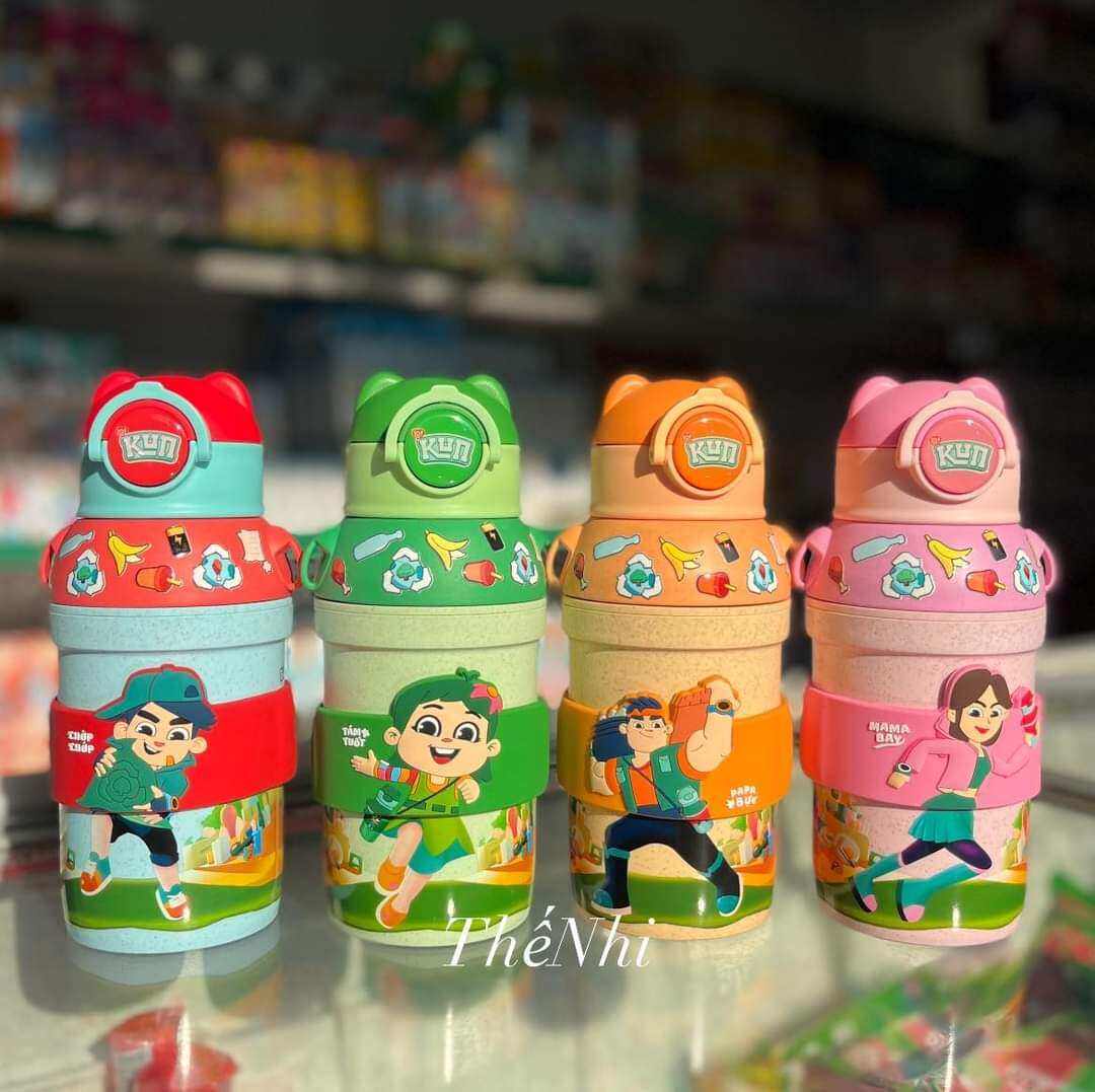 Bình nước kun vô cực nhựa lúa mạch