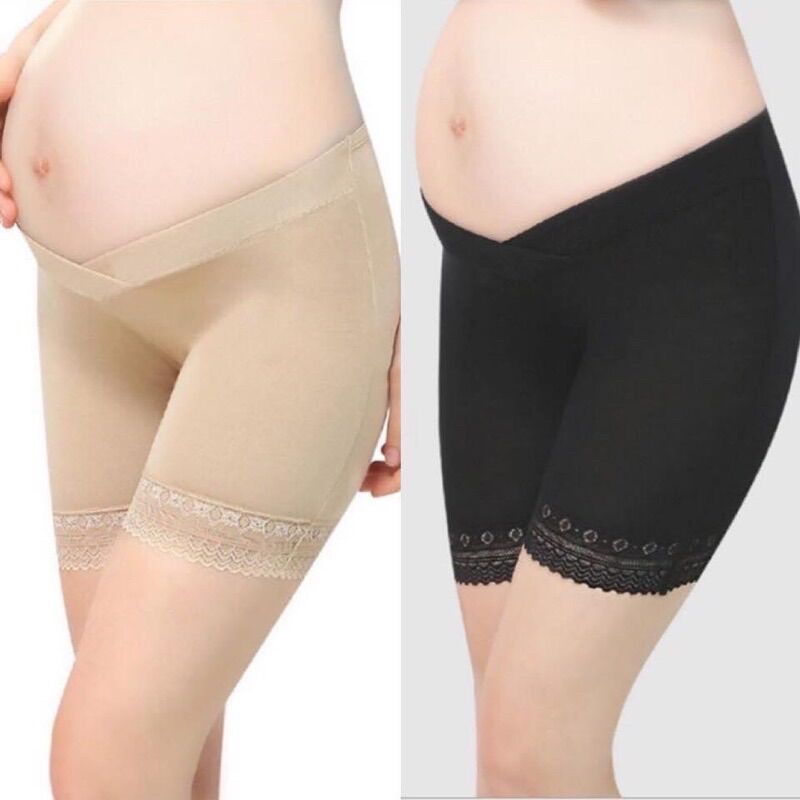 Quần đùi váy bầu cạp chéo cao cấp