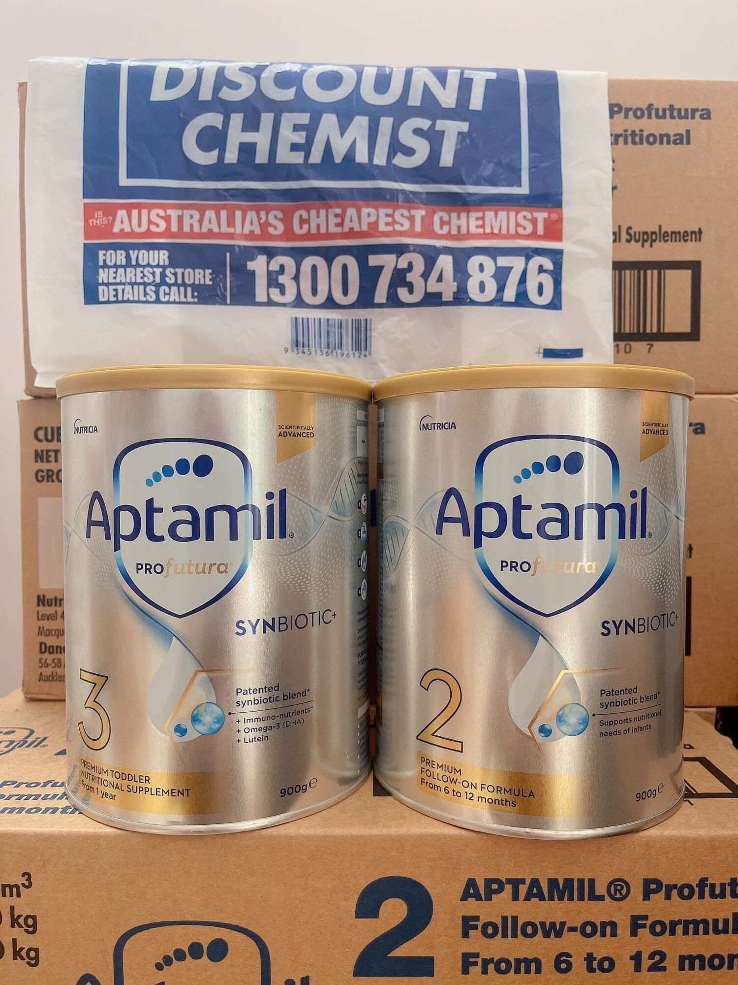 Sữa APTAMIL ÚC 900gr đủ 4 số (Mẫu mới, date 2023)