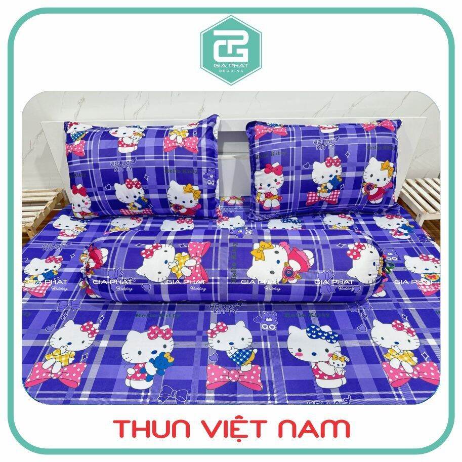 Áo gối /vỏ gối thun lạnh Việt Nam - Hoạt hình