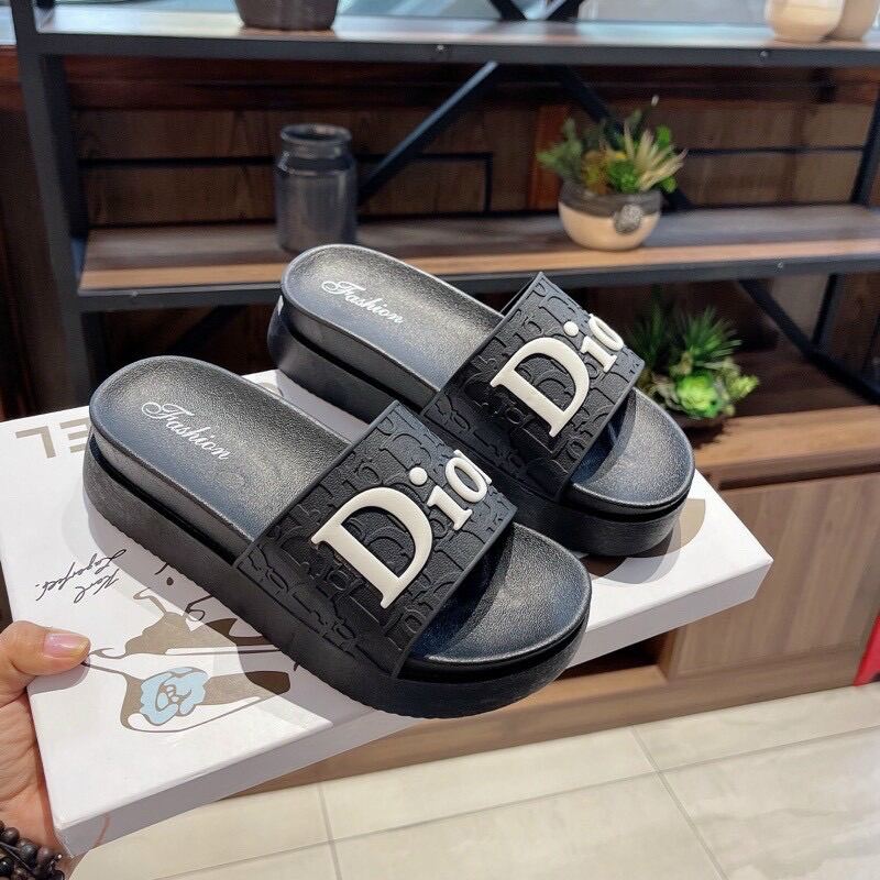 Dép bánh mì quai chữ đế độn hàng cao cấp