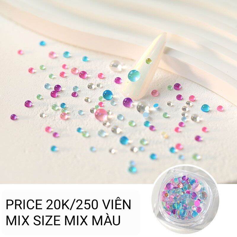 ĐÁ ĐÍNH NAILS- ĐÁ TRÒN GIỌT SƯƠNG