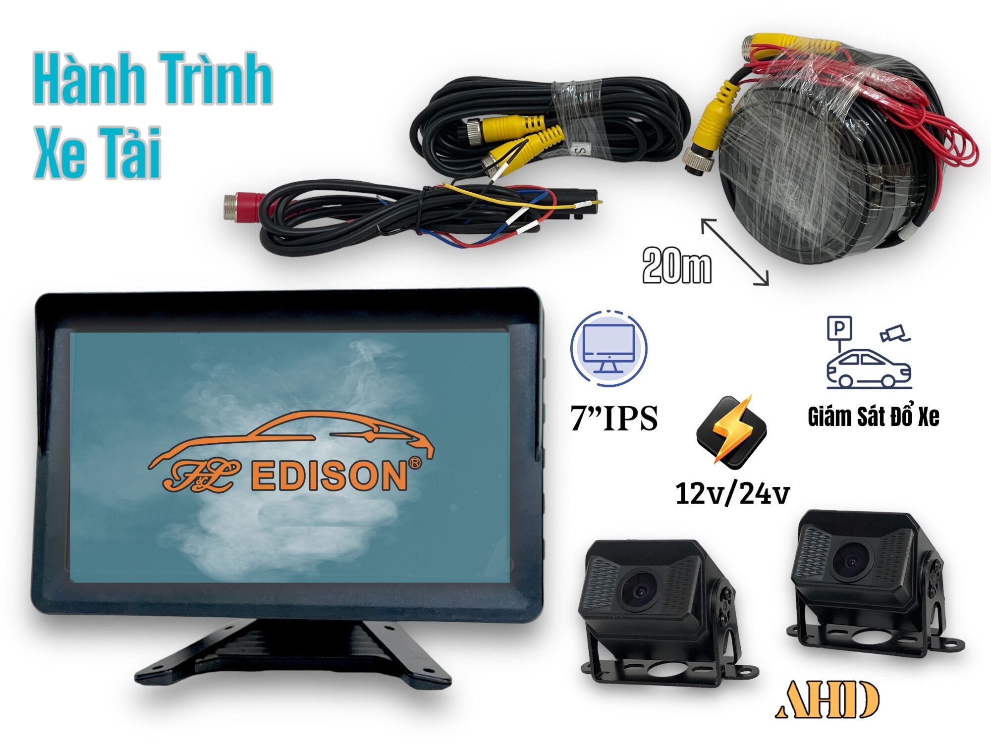 Camera hành trình xe tải 20mét