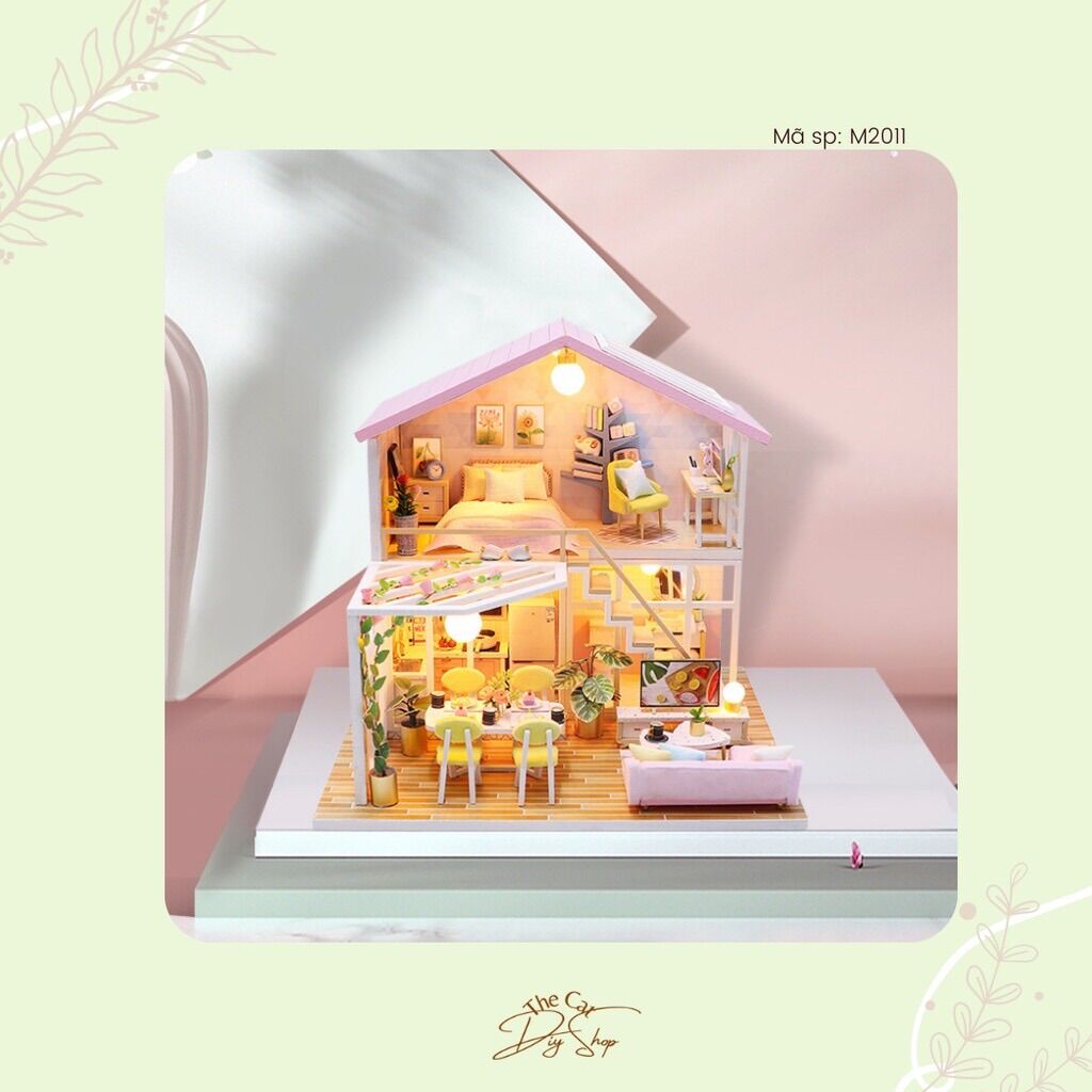 Mô hình nhà gỗ diy doll house M2001