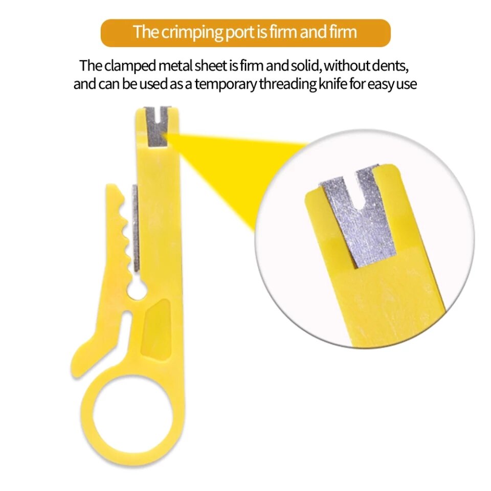 Pliers plucking strings, fasten the LAN network socket network RJ45 RJ11