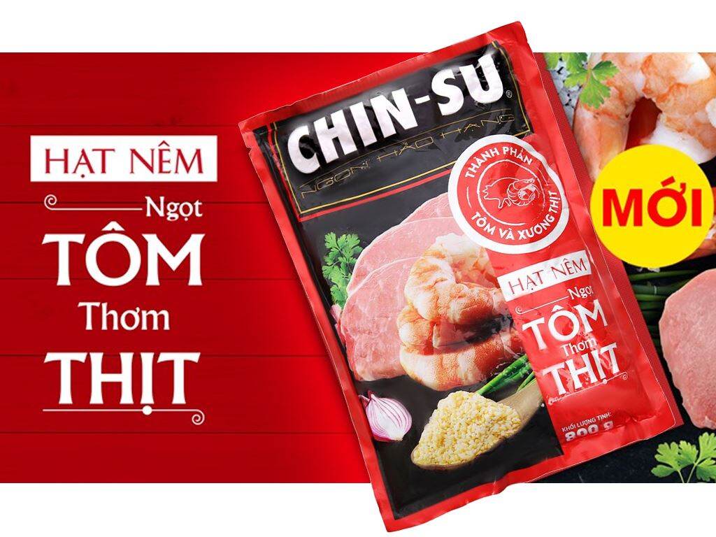 Hạt nêm Tôm thịt CHIN SU bịch 2kg