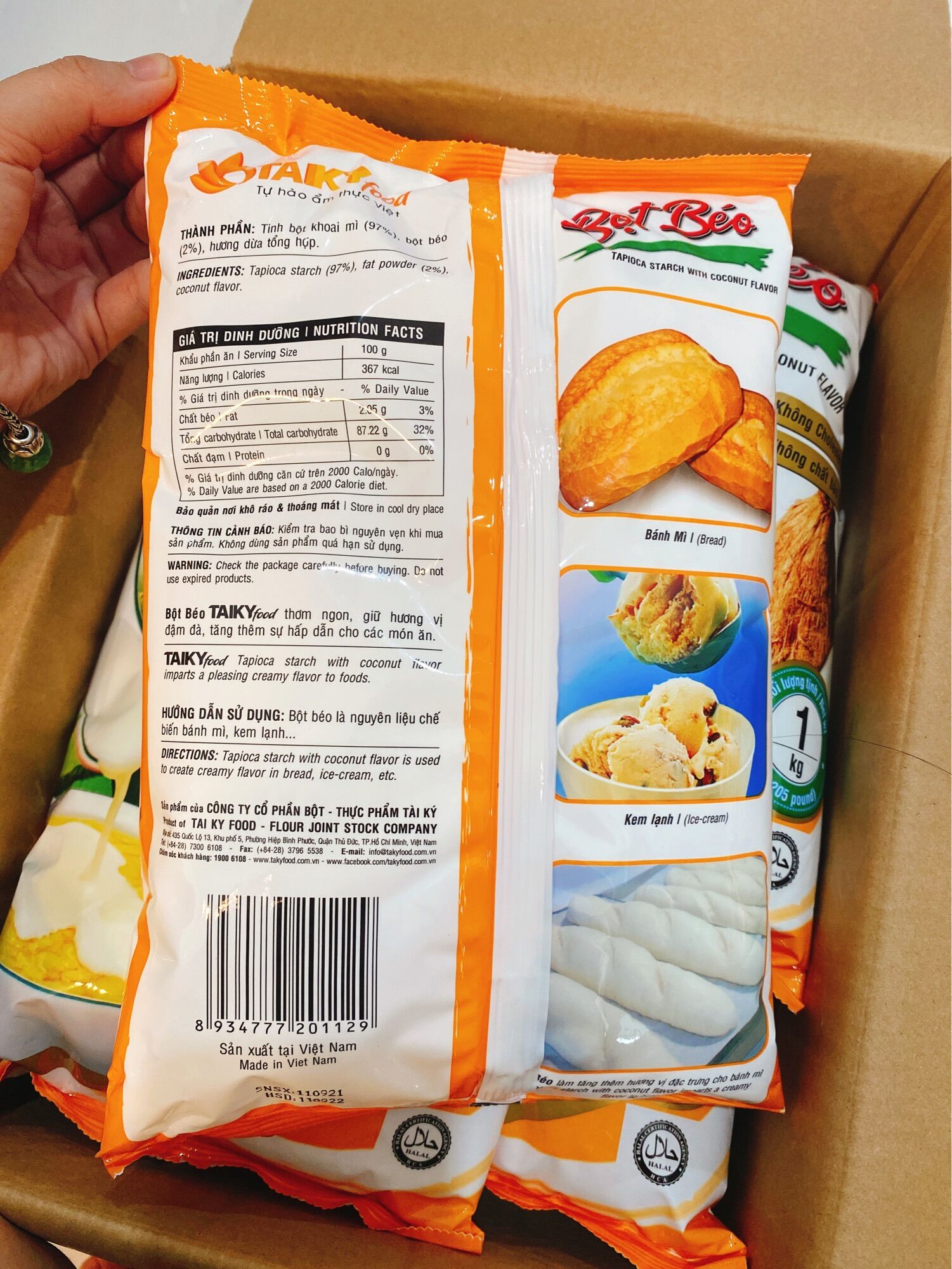 Bột Béo Đặc Biệt Tài Ký 1kg ( Bột nước cốt dừa)