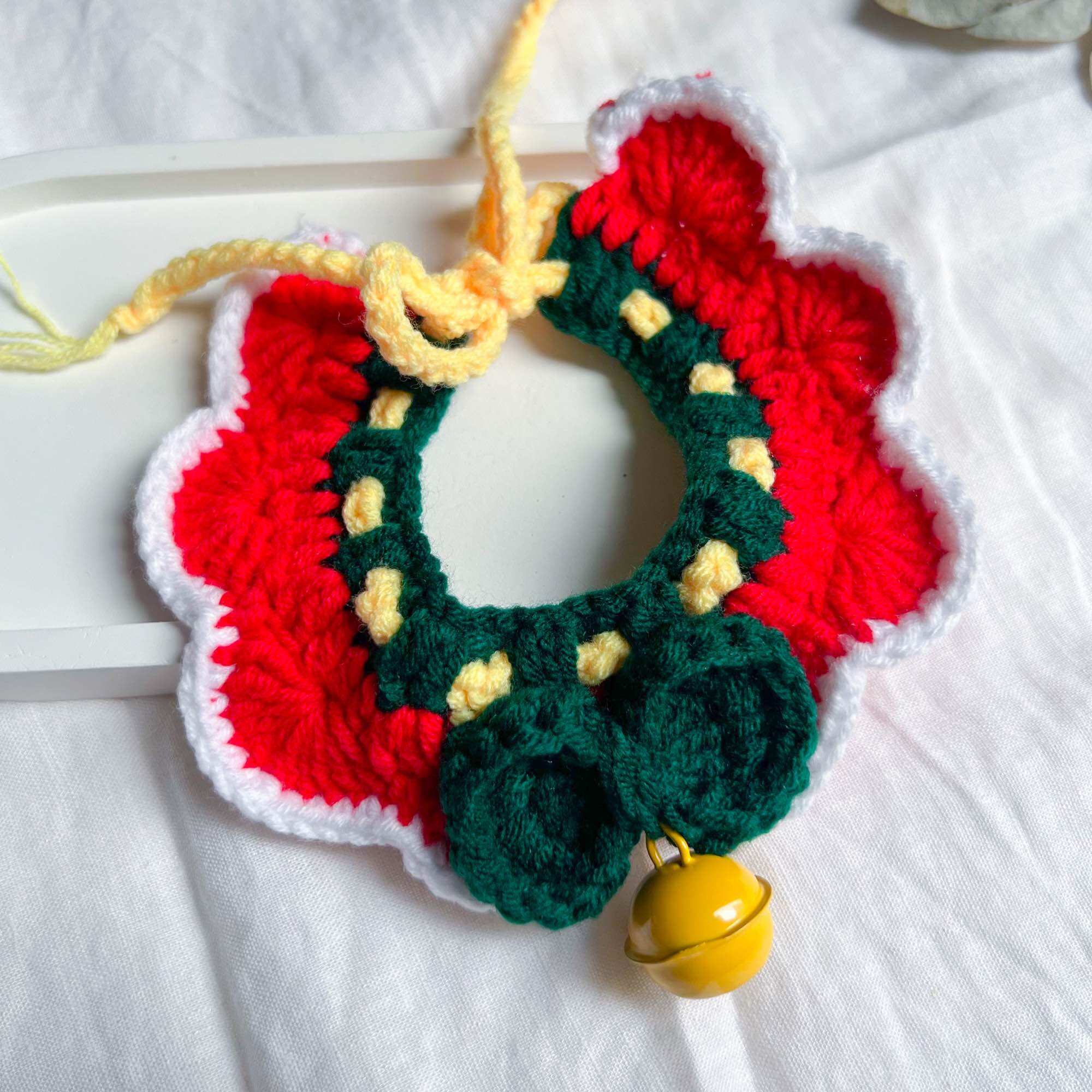 XMAS 2023 Yếm len vòng cổ len giáng sinh cho chó mèo