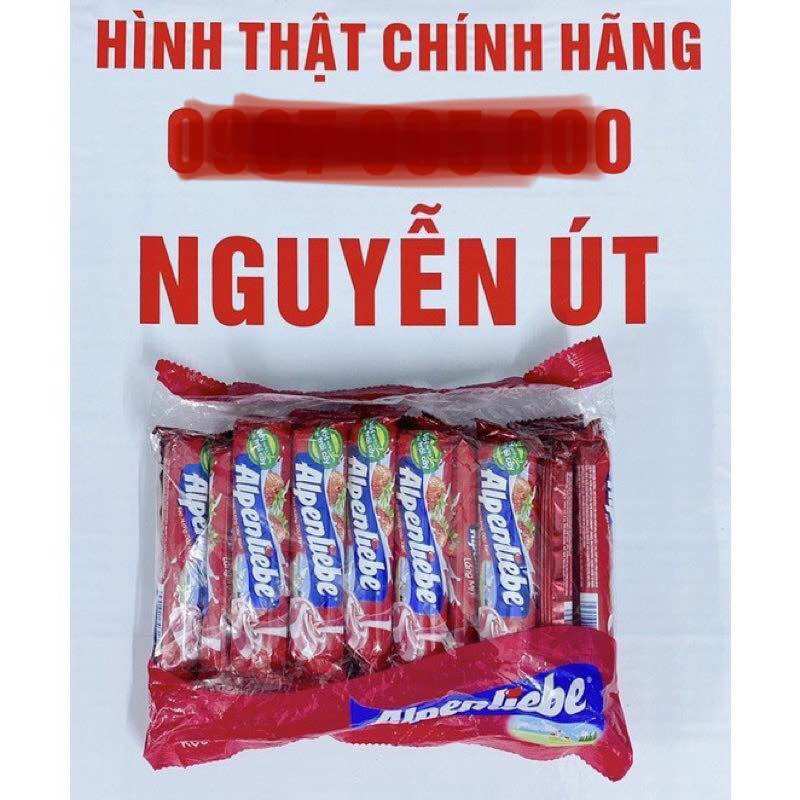 Kẹo alpenliebe kem dâu lốc 16 thỏi