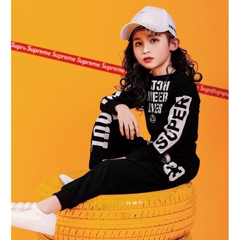 Set đồ cho bé gái sôi động , cá tính
