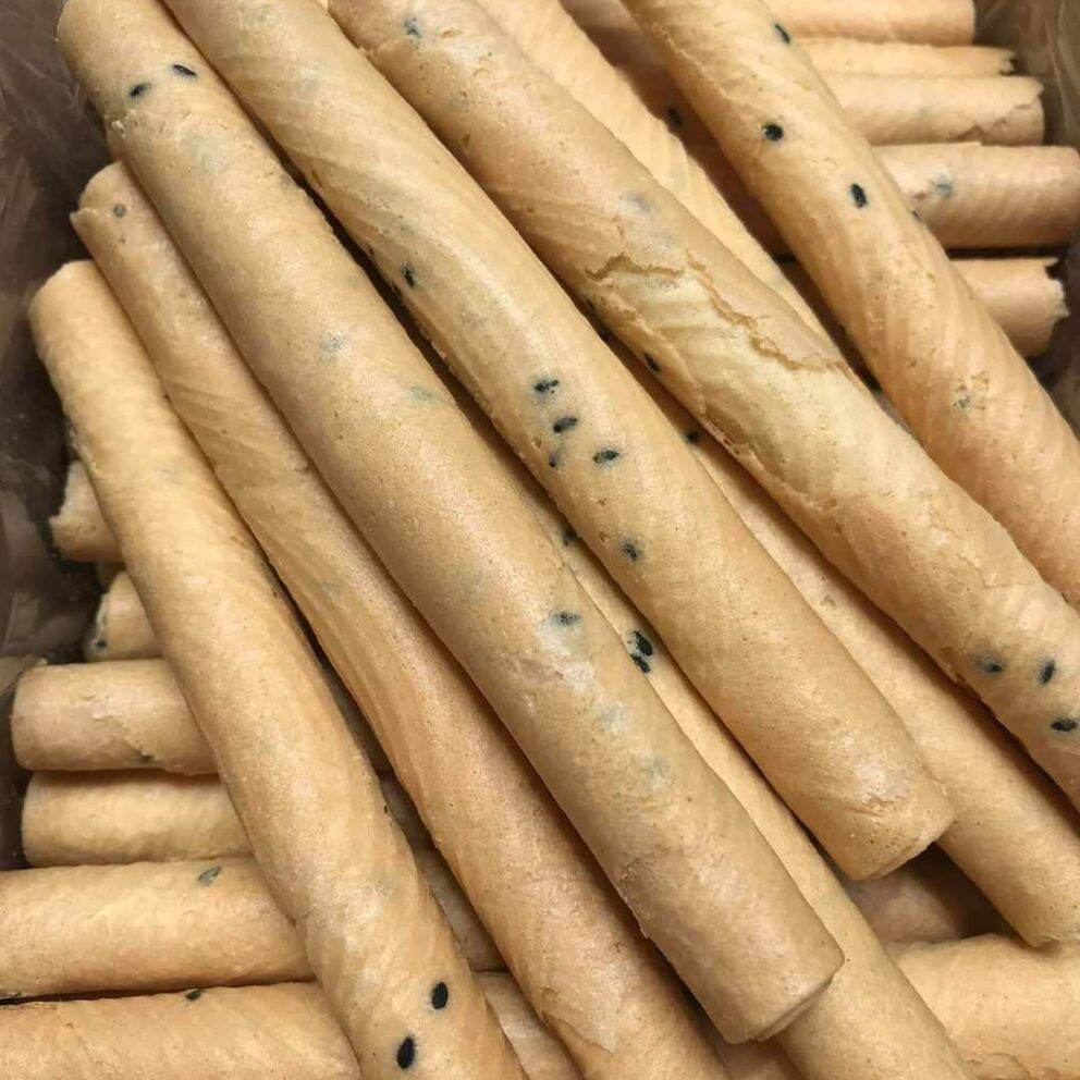 Bánh ống mè (Bánh quế cốt dừa siêu béo) 500g