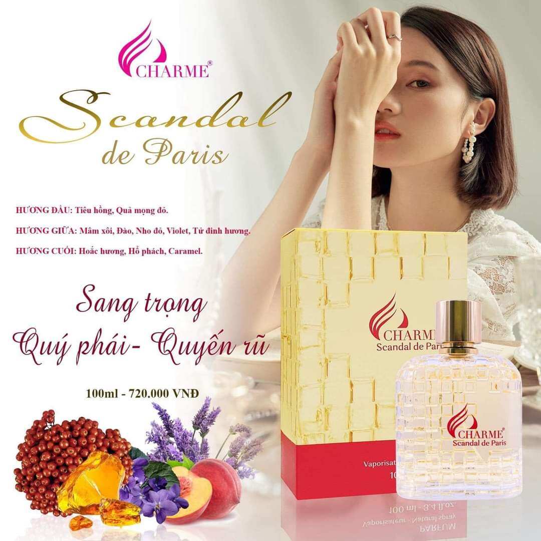 Nước Hoa Nữ Charme Scandal de Paris 100ml