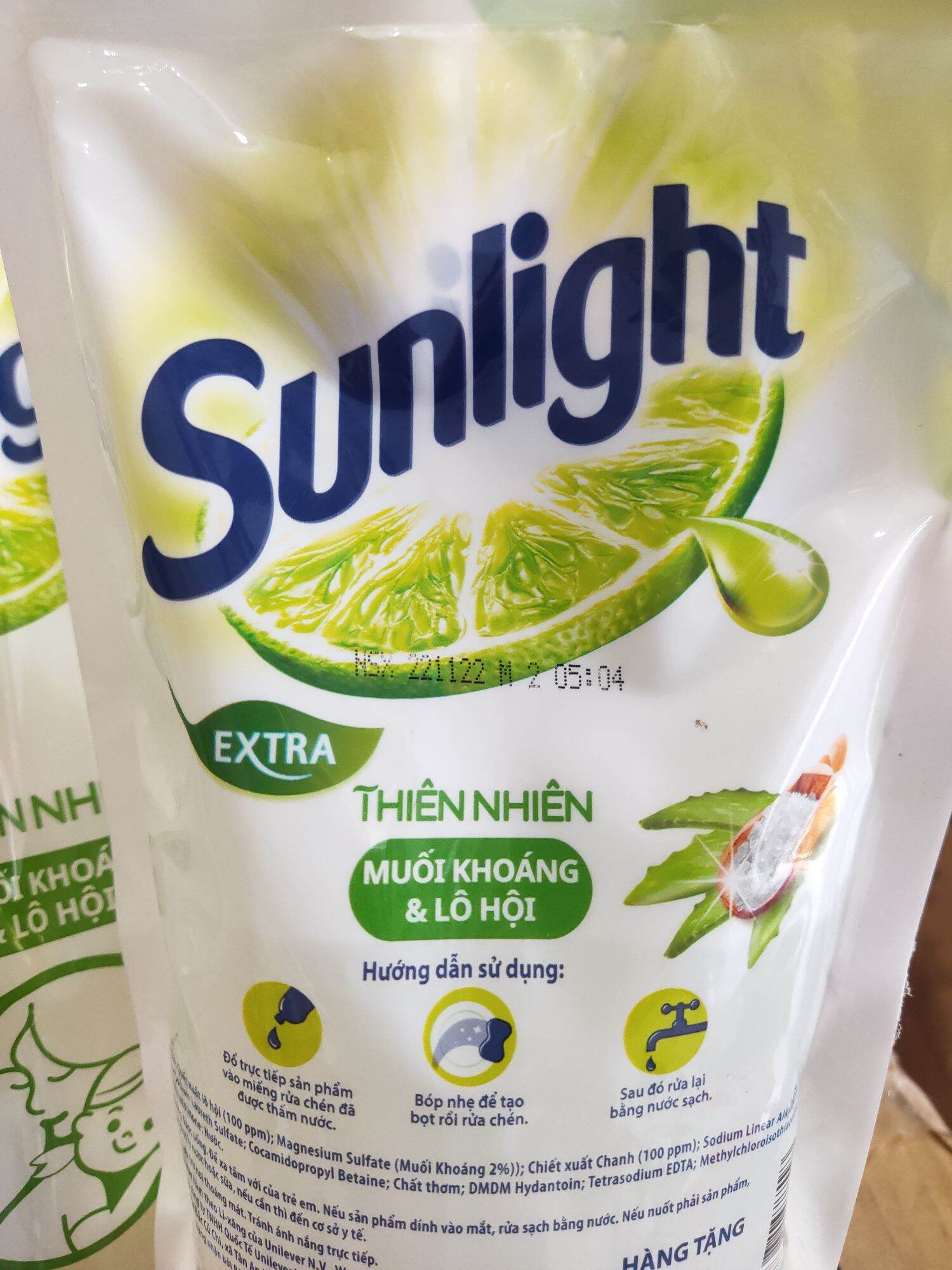 Nước rửa chén sunlight trắng 550g