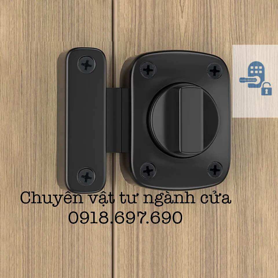 Chốt vặn - xoay cửa đi màu đen