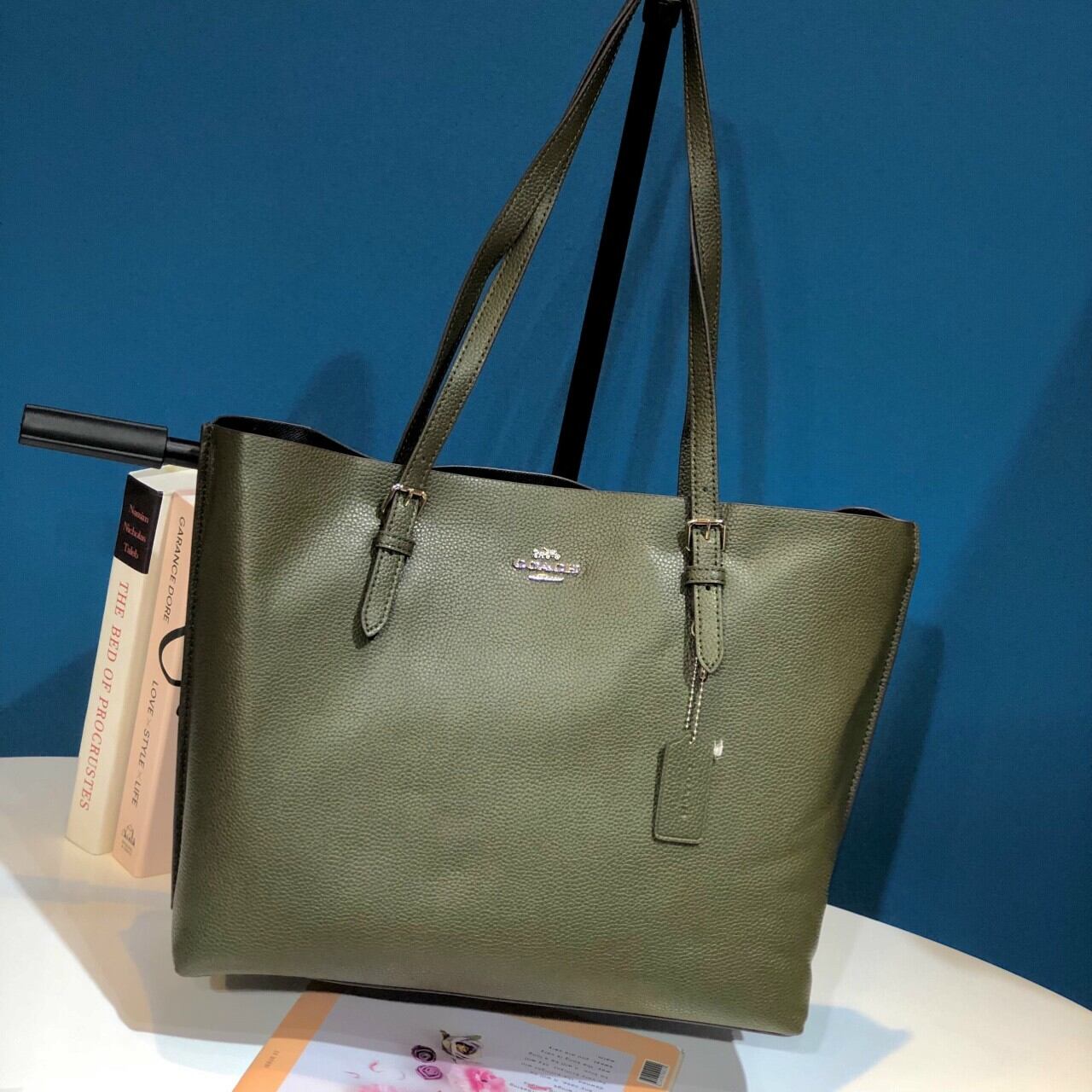 TÚI COA**CH MOLLIE TOTE DA THẬT SANG TRỌNG
