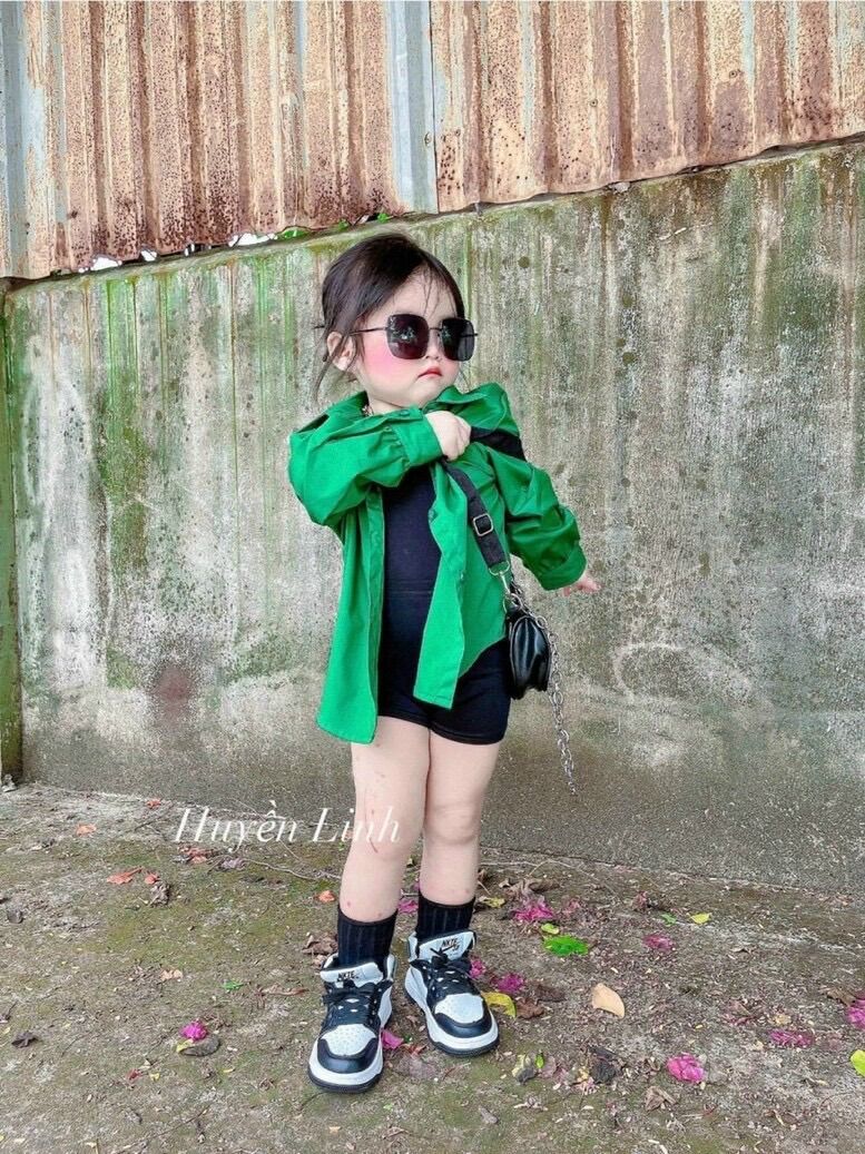 Áo sơ mi cao cấp cho bé gái
