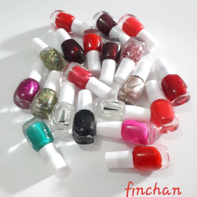 Set 10 lọ sơn tay đủ màu - nhũ tay đủ màu