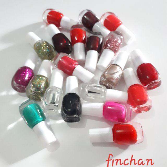 Set 10 lọ sơn tay đủ màu - nhũ tay đủ màu