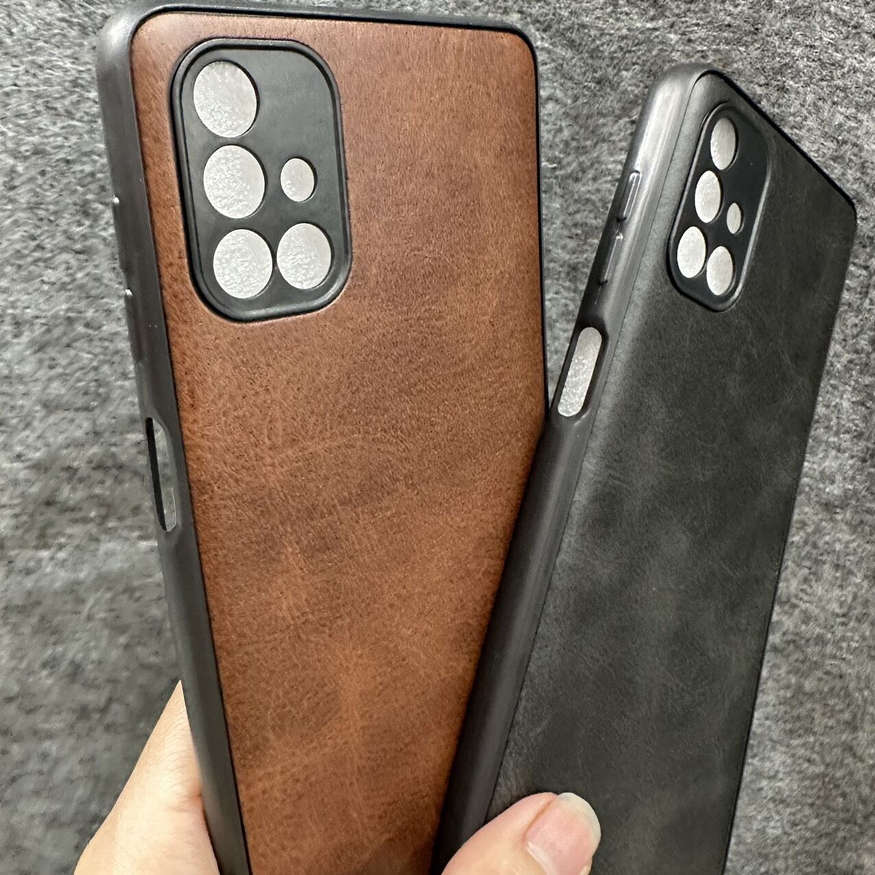 Case ốp lưng Samsung M51 dẻo kiểu da mềm mịn ôm máy bảo vệ camera