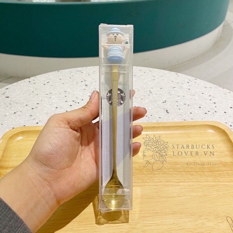 MUỖNG STARBUCKS GẤU MINI