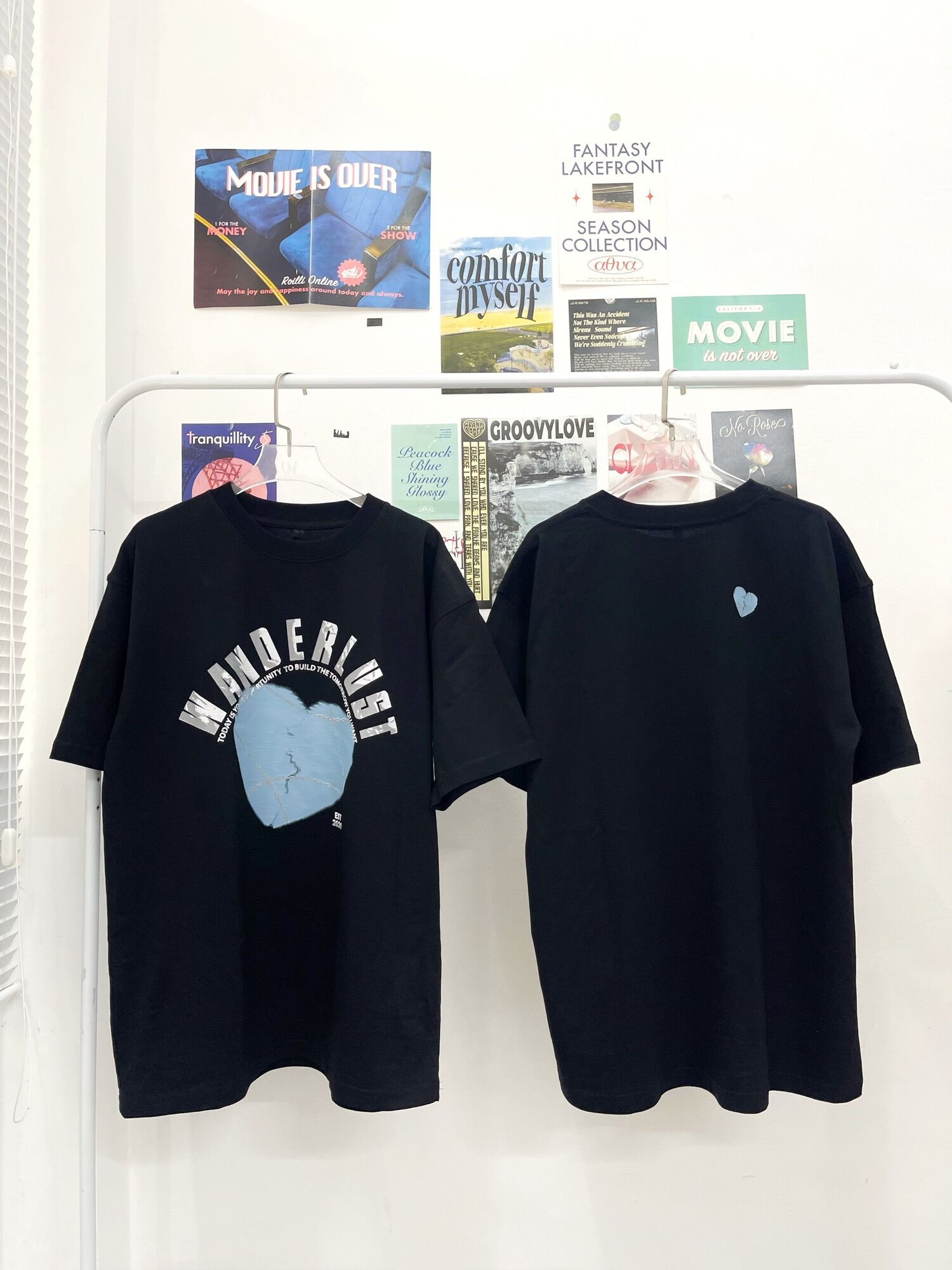 Áo No Break Tee in Denim