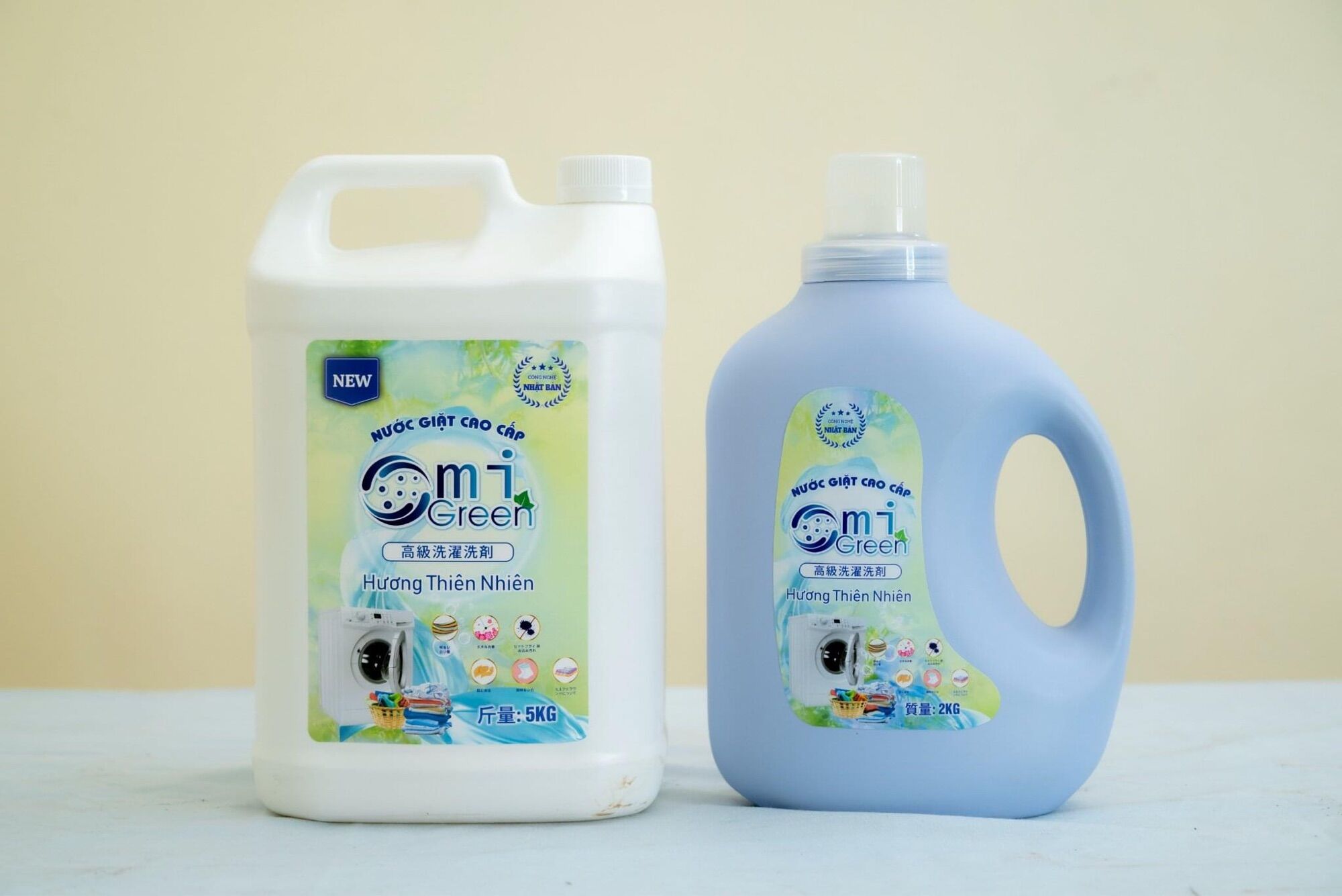 Nước giặt hương thiên nhiên Omigreen can 5L