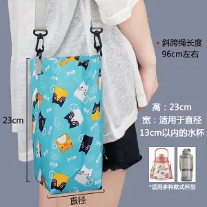 Bọc Cốc Xách Tay Cốc Giữ Nhiệt Chịu Mài Mòn Tiện Mang Theo Chống Nước Cốc Thủy Tinh Túi Đựng Bình Hầm Canh Túi Xách Nhỏ Bọc Ô Thông Dụng
