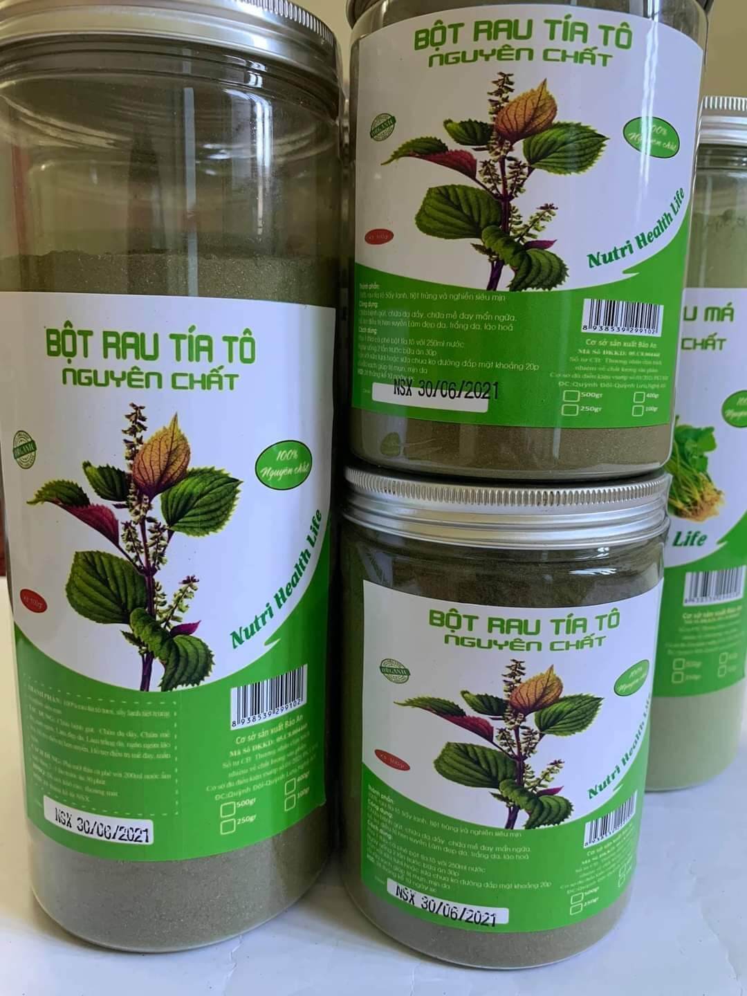 Bột tía tô nguyên chất sấy lạnh hỗ trợ tốt cho người bệnh gút