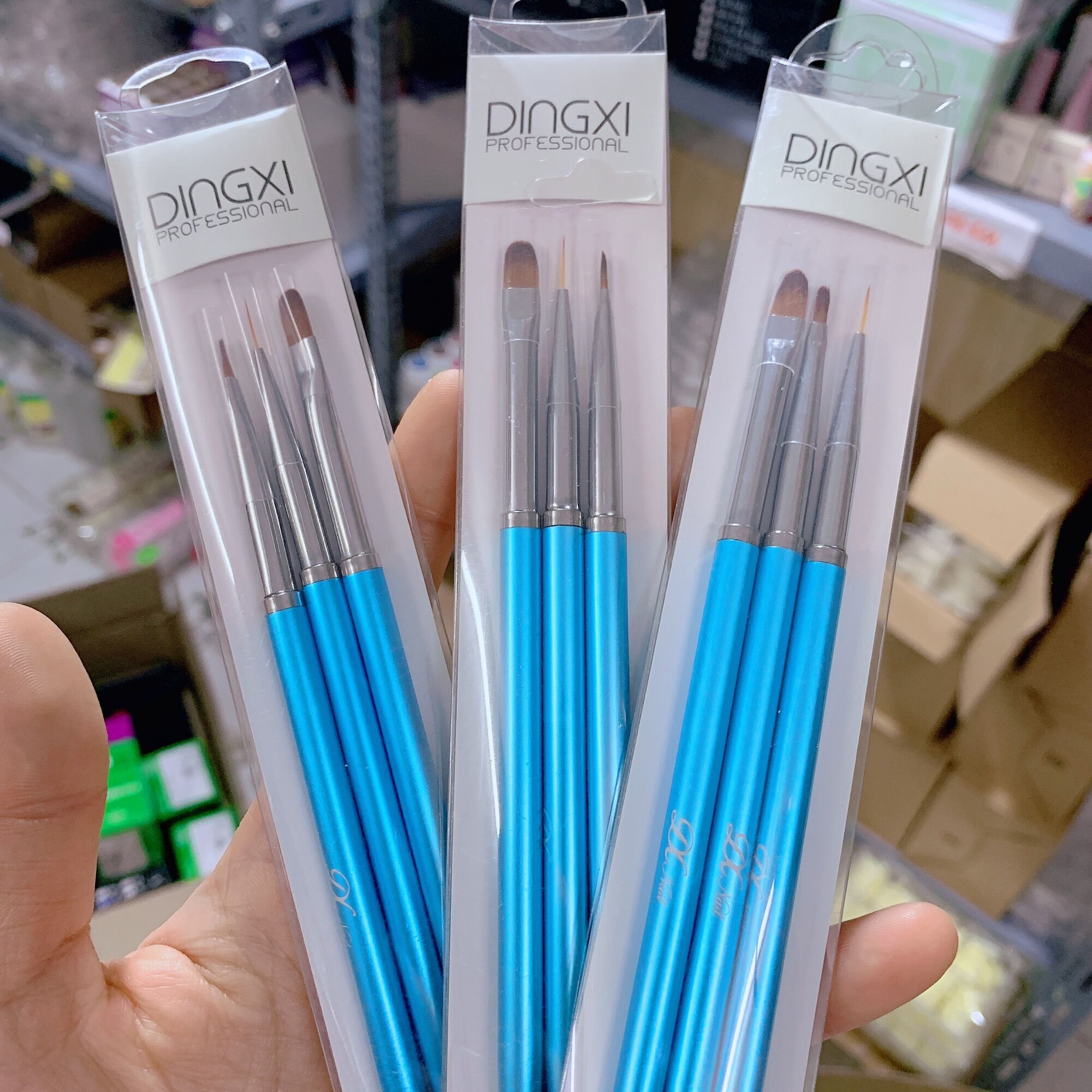 Bộ cọ dingxi 3 cây, bộ cọ Dingxi, cọ vẽ dingxi