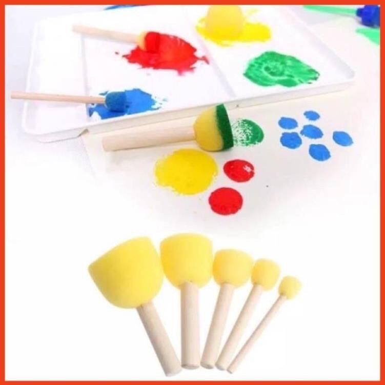 Bộ 5 cây chấm màu vẽ tranh dụng cụ vẽ tranh chấm màu